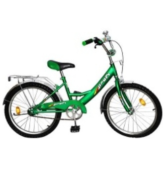 Велосипед PROFI дитячий 20 "P 2042 (1шт) зелений, дзвінок, підніжка