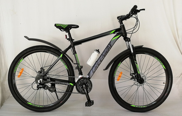 Велосипед Shimano Original Tracker "27,5"алюмін(чер//чорн,синьо/чорн, зелен/ чорні),жовто/чорн