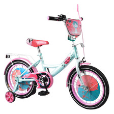 Велосипед TILLY Meow 16" Т-216218 голубо-рожевий
