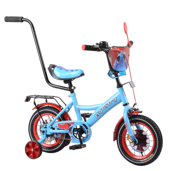 Велосипед TILLY Monstro 12 " Т-21228 голубо-червоний