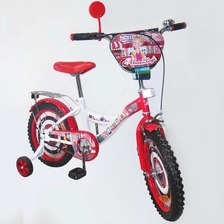 Велосипед TILLY Автоледі 16" T-21628 white + crimson /1/