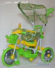 Велосипед WS 840 B-R (CP) (2шт) жовтий три колеса