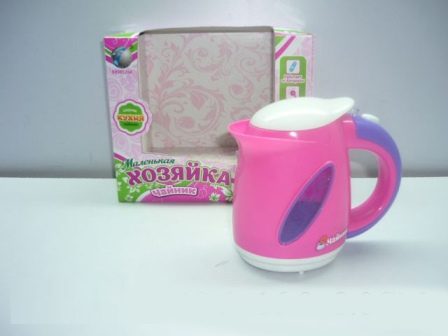 Чайник 66010 (898526R) (72шт/2)"Маленькая хозяйка" батар., муз.,свет.,в кор. 18,5*16*8см