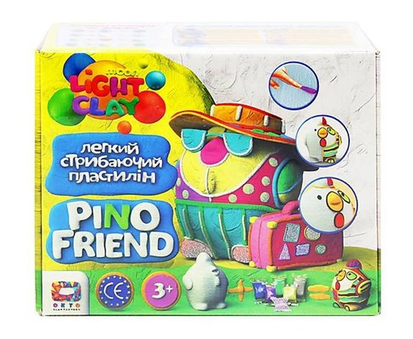 Набір легкого стрибаючого пластиліну Pino friend Коко 70056