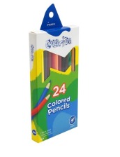 Олівці 1100-24CB 24 цветов шестигранные , Colorite, Marco