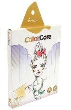 Олівці 3130-36CB круглі d=4.0+1 графітні НВ , ColorCore (new), Marco