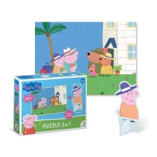 Пазл 200121 Peppa Pig 60ел з фігуркою