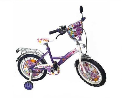 Велосипед дитячий мульт 16" P 1633L (1шт) Лунтик NEW