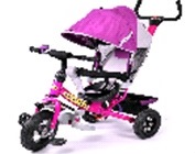 Велосипед триколісний TILLY Combi Trike BT-CT-0015 ПУРПУРОВИЙ з надувними колесами / 1 /