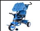 Велосипед триколісний TILLY Trike T-341 БЛАКИТНИЙ-2 / 1/