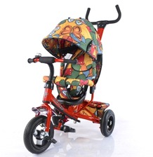 Велосипед триколісний TILLY Trike T-351-7 ЧЕРВОНИЙ з надувними колесами / 1 /