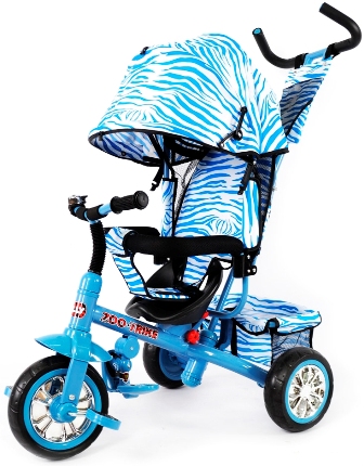 Велосипед триколісний TILLY ZOO-TRIKE BT-CT-0005 ТЕМНО-БЛАКИТНИЙ /1/