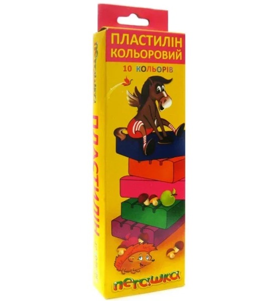 Пластилін 10кол ТМ Пегашка