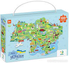 Пазл 300267 Мапа України