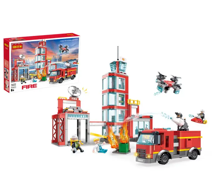Конструктор Fire 3622 (пож.станція) 616дет