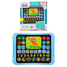 Планшет Kids Hits KH01/002 (48шт) "Перші знання", укр та англ,цифри, кол, фігур, тв кор. 25*27*4см
