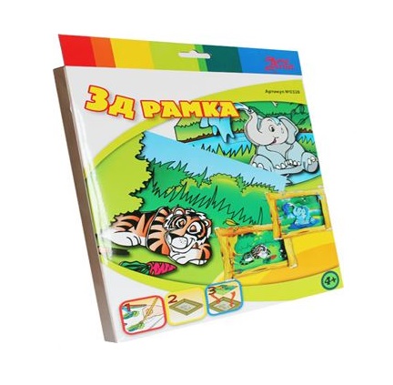 Набір для творч."3D рамка" в асорт.№0328, Little Artist