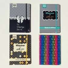 Блокнот на резинці  Арт.NA580097 14,3*21см,клітинка,84арк.