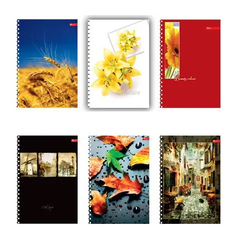 Канцелярська книга А4 80л на пружині Лідер