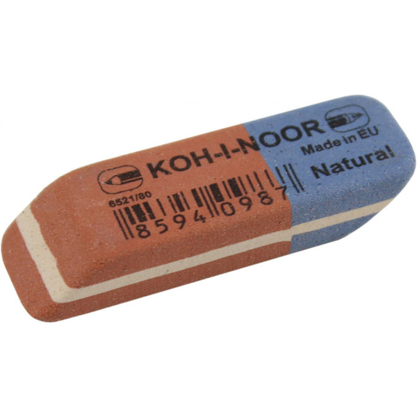 Ластик червоно-синя   6521/80 К-І-N 753000