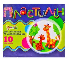 Пластелін 10кол. "Незнайка"
