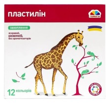 Пластилін   12кол.,  "Захоплення " 240гр, (331011) Гамма
