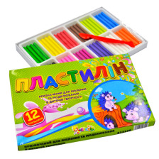 Пластилін 12кол. "Незнайка"