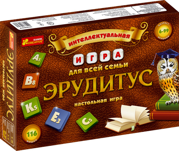 4011-01 Настільна гра "Ерудитус" 12120031Р(118.98)