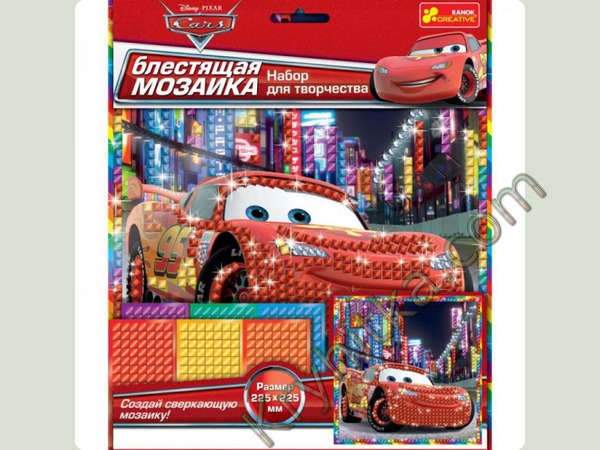 5554 Блискуча мозайка "Дісней" Тачки. Макквін 13153108Р(39.9)