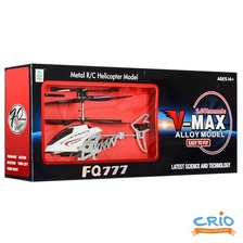 Вертоліт FQ777-727 (18шт) гіроскоп, аккум, 25 см, 2 каналу, світло, 2 кольори, в кор-ке, 46-17-7см