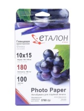 Фотопапір Etalon А6 глянц. 180гр 100л.