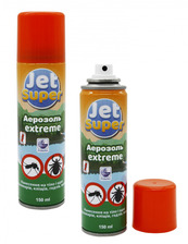Аерозоль від комарів Jet Super 150ml repellent Extreme 6 годин (48)