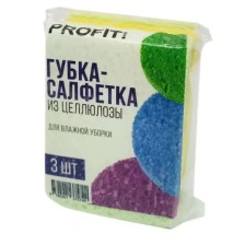 Губка кух. вологовпитуюча пориста - 3х шт.. Фото 2