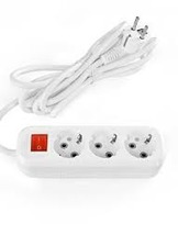 Продовжувач RL-305 5м 3 розетки з кнопкою RLFR (60)