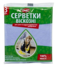 Салфетки віскозні 3-х шт 30*38