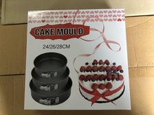 Форма для випічки Cake Mould 24/26/28 3шт в коробці (12)