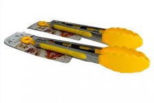 Щіпці №YAG-H8 Food Tongs для їжі з мереж. металопл. (26*4,5см) на листі (288)