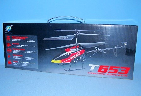 Вертоліт T 653 (48шт) гіроскоп, 3 канали, USB, в кор-ке, 47-18-??7см