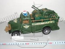 Військова машина 8821 A/663945 (96шт) з танком, інер-я, в кульку, 25-11см