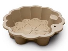 Пісочниця-басейн Квітка 01234/01eco коричнева