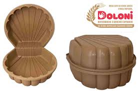 Пісочниця-басейн Мушля 01236/01eco коричнева