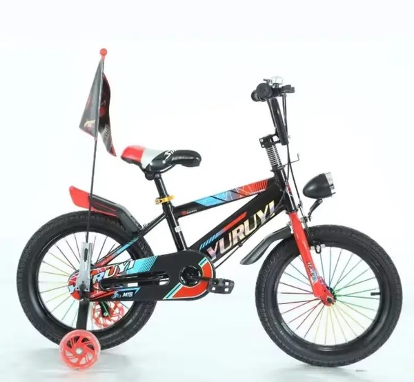 Велосипед( 2шт) 14  BX-Т191 "14"(2шт) чорні прапорець +фонарік