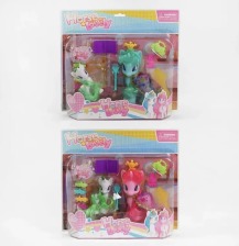 Набір поні 63815C/D (48/2) "My little pony", 2 поні, аксесуари, на листі