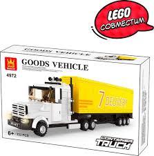 Конструктор 4972 GOODS VEHICLE (container truck) (16). Фото 3