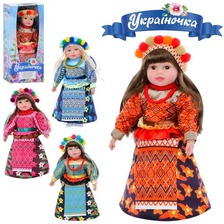Лялька М 5085 (18шт) Україночка мяконаб 47см муз укр пісня в кор