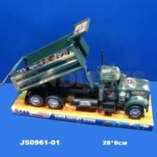 Воєнна техніка інерц JS0961-01 (72шт/2) кузов відкидається,під слюдою 28*8см