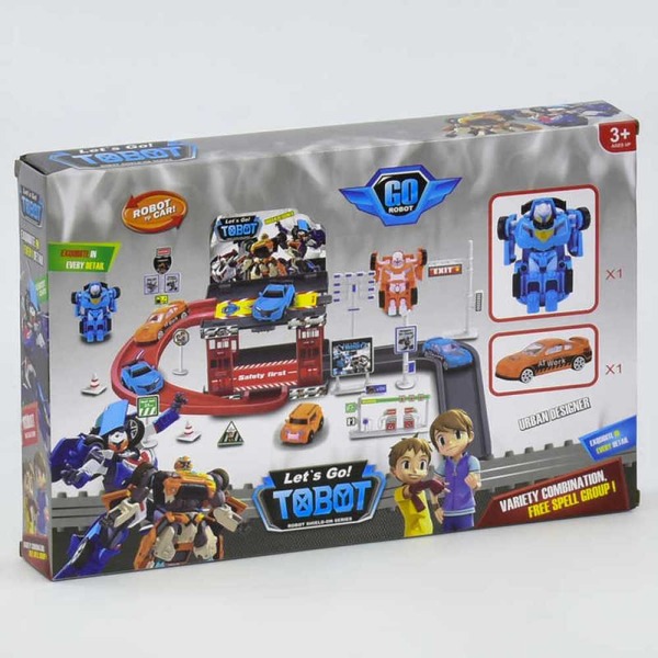 Гараж 8613 "TOBOT" 1трансформер+1машинка