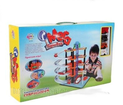 Гараж JOY TOY 0848 (8шт) "Мега паркування" з машинками, в кор. 64 * 39 * 12см