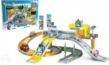 Гараж XZ-154 "Robocar POLI" з 2 машинами корп.35 * 7,5 * 21 Ш.К. / 36 /