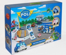 Гараж XZ-156 "Robocar POLI" с 2 машинами.кор.45,5*10*34 ш.к./18/